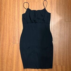 Wild Fable Black Mini Dress with Spaghetti Straps